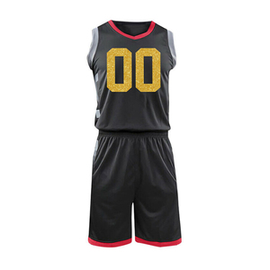 Ropa deportiva elegante más vendida, venta al por mayor, uniforme de baloncesto OEM, uniforme de baloncesto ligero antibacteriano de poliéster - Product Image 1