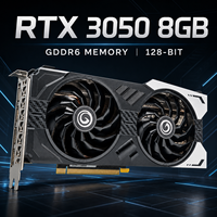 Nouvelle carte graphique RTX 3050 8 Go GDDR6 128 bits pour carte vidéo, double ventilateur, 4K 8K, GPU de jeu, pièces d'ordinateur de bureau