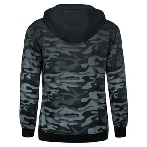 2024 Regular Fit Men's Winter Hoodie Zipper for 100% Cotton <b>Fleece</b> Windproof Breathable <b>Black</b> - Product Image 5