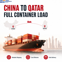 Transport maritime fiable de conteneurs de Chine vers le Qatar, service de transport maritime FCL pour conteneurs de 20 pieds, 40 pieds et 40HQ, marchandises générales et industrielles