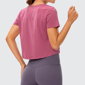 Venta al por mayor de calidad superior mujeres Crop Top camisetas estilo único verano nueva moda mujer camiseta Crop Top - Product Image 3