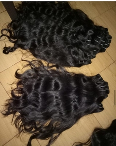 ช่อผมมนุษย์แต่งหนังกำพร้าช่อผมธรรมชาติสีธรรมชาติแบบช่อผมชาวอินเดีย - Product Image 4