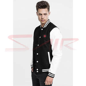 Veste de baseball en molleton de laine/polyester de haute qualité, style streetwear, réversible, imperméable, respirante, toile, nouveau design - Product Image 4