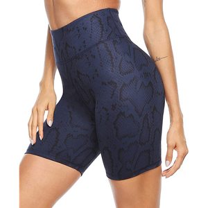 Short bout à bout taille haute pour femme Style simple sans couture Gym Fitness Biker Yoga Running Wear fabriqué à partir de Spandex/Nylon pour une utilisation en extérieur - Product Image 4