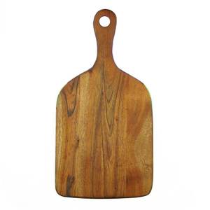 Hand Painted Acacia Wood Chopping Board with Handle for <b>Fruit</b> & <b>Vegetable</b> Preparation - Product Image 2