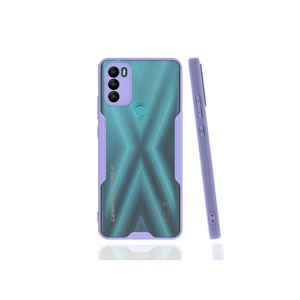 Coque en silicone liquide souple NXXA Parfe Purple pour General Mobile 21 Plus A53 A21S A32 - Housse de protection avec finition givrée artisanale spéciale - Product Image 1