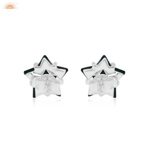 Beautiful <b>Green</b> Malachite Gemstone Push Back Handmade Star Shape Every Day Women <b>Earrings</b> Custom Jewellery Manufracturer - Product Image 2