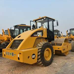 Rodillo Vibratorio de Doble Tambor CAT CS-683E en Venta, con Motor Híbrido de 44.7KW de Potencia, en Buenas Condiciones - Product Image 1