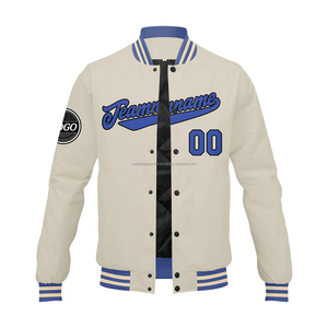 Custom Varsity <b>Jacket</b> Stand Collar 100% Wool Printed Design Front Logos Windproof Breathable <b>Summer</b> Sports Branding MCACVJ-43 - Product Image 2
