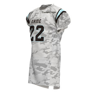 2025 Jersey de fútbol americano de sarga de aparejos juveniles personalizado al por mayor con pantalón listo para enviar ropa de fútbol americano - Product Image 2