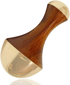 Varita de Kansa de Madera y Latón Hecha a Mano en India, de Alta Calidad, Ecológica, Herramienta Ayurvédica para Masaje Facial y Corporal - Product Image 6