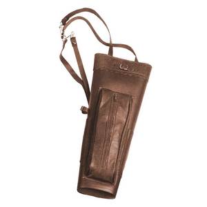 Sacoche en cuir compacte de haute qualité, fabriquée à la main, avec logo personnalisé imprimé, taille sur mesure, 320g, légère et ergonomique - Product Image 2