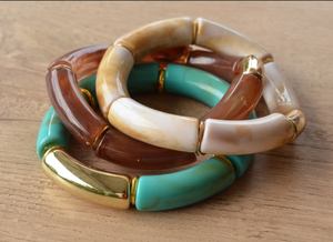 Pulseras de resina para opciones de regalo Alta demanda Fabricante de pulseras de moda de lujo para mujer de la India - Product Image 5