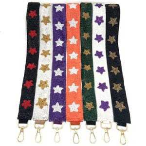 Game Day Beaded <b>Bag</b> <b>Strap</b> Embroidery Work Crossbody Shoulder Belt Seed Bead Purse Handle <b>Replacement</b> Wide Handbag Tote <b>Strap</b> Set - Product Image 5