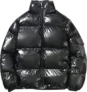 Men <b>Shiny</b> Puffer Jacket - Product Image 5