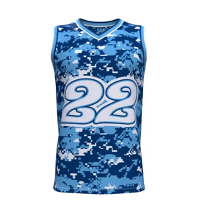 Top tendance imprimé respirant maillot de basket-ball séchage rapide sans manches hommes femmes maillot Logo caractéristique OEM - Product Image 6