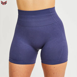 <b>Women's</b> Custom High Waist Activewear Yoga Tight Breathable Workout Booty <b>Shorts</b> for Fitness Yoga <b>Shorts</b> - Product Image 5