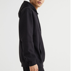 Venta directa de fábrica, sudaderas con capucha de invierno para hombre de color sólido personalizadas a la venta - Product Image 4