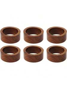 Servilleteros de madera de acacia natural, servilleteros de madera fresca para decoraciones de fiesta en casa de diferentes formas, precio al por mayor - Product Image 6