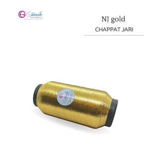 180D NJ Or Chappat Jari Métallique Flora Jari Fil à Broder Haute Ténacité Lurex Polyester pour Tricotage à la Main Couture Tissage - Product Image 3