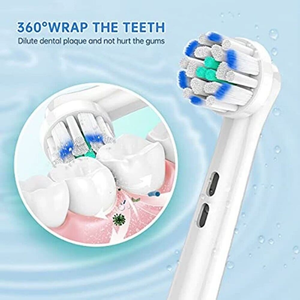 Repuestos de cabezales de cepillo de dientes redondos de cerdas multinivel genéricos para cepillos eléctricos Oral-B, venta al por mayor, precio de fábrica OEM - Product Image 3