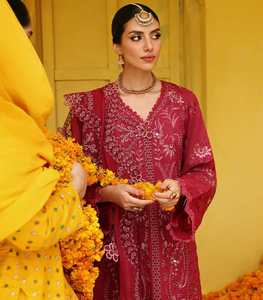 Excellent Quality Pakistan Fashion <b>Plus</b> <b>Size</b> Women Shalwar Kameez <b>Dress</b> Frock Kuchi Afghani From Pakistan by WS INTERNATIONAL - Product Image 4