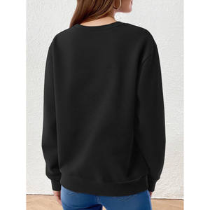 Wholesale High Quality <b>Drop</b> Shoulder Fleece New Design Custom Logo Embroidery Oversized Streetwear Women Dress Hoodies For Woman - Product Image 4