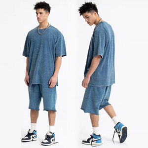 Conjunto de Dos Piezas para Hombre, Talla Grande, Verano, Casual, Shorts Deportivos, Venta al Por Mayor, Hecho a Medida, Transpirable, Alta Elasticidad - Product Image 5