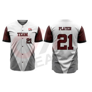 Maillots de baseball personnalisés de la meilleure qualité, vêtements de sport respirants, uniformes de baseball/softball à bas prix avec un nouveau design. - Product Image 6