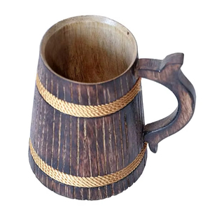 Taza de Madera Ecológica Moderna y Pulida con Logotipo Personalizado, Multiusos para Restaurantes Temáticos, Regalos de Boda, Diseño Natural y Portátil - Product Image 1