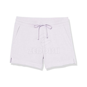 Pantalones cortos de mujer 2025 Pantalones cortos de mujer con logotipo personalizado al por mayor Pantalones cortos de mujer de algodón de verano - Product Image 4