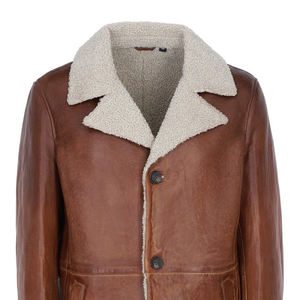 เสื้อแจ็คเก็ตหนังแกะบุผ้าแคนวาสระบายอากาศสำหรับผู้ชาย สวมใส่กลางแจ้งในฤดูใบไม้ผลิ พร้อมโลโก้สั่งทำด้านหน้า - Product Image 2