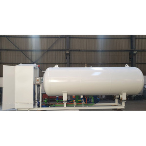 Unité mobile de remplissage de bouteilles de GPL - Système de skid déplaçable avec vanne de réservoir et équipement de sécurité, certifié CE - Product Image 1