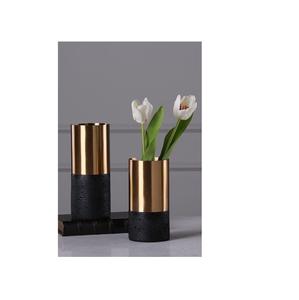 Jarrones de mesas de Metal con estilo moderno y elegante para boda, hogar, oficina, Hotel, decoración de mesa, centros de mesa para exportar desde la India - Product Image 3