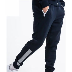 Survêtement d'hiver pour homme en polyester, veste à capuche zippée, pantalon de jogging, taille extensible, matière respirante, poids moyen, pour la salle de sport, vêtements de détente - Product Image 5