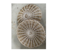 Étagère murale ronde bohème en jonc de mer tressé à la main, panier à motifs fait main, décoration intérieure / Artisanat vietnamien, décoration de salon