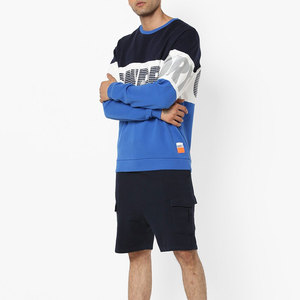 "Sudadera básica estampada de algodón para Hombre | Jersey de invierno de cuello redondo con logotipo en el pecho" - Product Image 4