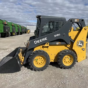Venta caliente Johnn DEERRE 318G Rueda Skid Steers Loader Equipo de construcción - Product Image 6
