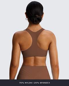 Suave Respetuoso con la piel Fitness Yoga Correr Ecológico Secado rápido A prueba de viento Poliéster Spandex High Sports Strappy Back - Product Image 4