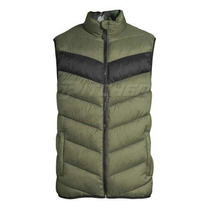 Gilet matelassé pour homme 2025, col montant, élégant, léger, imperméable, coupe-vent, chaud, pour superposition et activités de plein air - Product Image 3