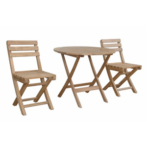 CHAISE PATIO ENSEMBLE EN BOIS DE TECK FABRIQUÉ EN INDONÉSIE - Product Image 1