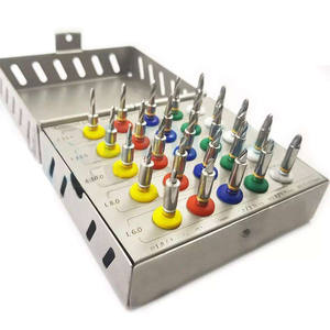 Forets coniques pour implants dentaires avec bouchon, kit universel de 30 pièces - Product Image 3