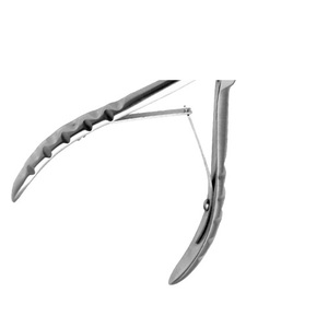 Precio al por mayor, manicura clásica, pedicura, punta de flecha, cortador de uñas, 12cm, doble resorte, cortes en el mango, punta redonda personalizada - Product Image 3