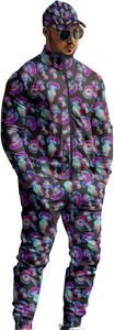 Servicio OEM, Ropa Deportiva Unisex, Conjuntos Deportivos, Color Personalizado, Nuevo Estilo, Algodón Liso, Poliéster Transpirable, Cortavientos, Digital - Product Image 2