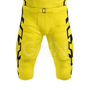 Uniformes de Fútbol Americano Personalizados con Logotipo para Hombre, Conjuntos Deportivos de Manga Corta, Transpirables, de Secado Rápido, 100% Poliéster, OEM Personalizado - Product Image 4