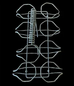 Soporte para bebidas de 8 tazas de oro vintage, soporte MCM, alambre de Metal de estilo de mediados de siglo para decoración del hogar - Product Image 4