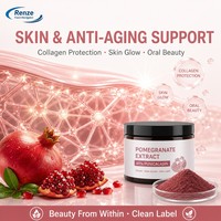 Granaatappel Extract 40% Punicalagin Poeder Punica Granatum Fruit Schil Natuurlijk Polyfenol Supplement Ingrediënt