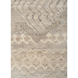 Erbe Hand Knotted <b>Wool</b> Rugs Beige <b>Brown</b> Geometric for Home Living Hallway Entryway Rectangle Puzzle Design for Teens-AKWL-1884 - Product Image 3