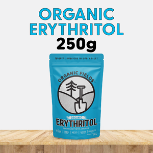 ORGANIC FIELDS 250g Eritritol 100% Puro Refinado Granulado, Apto para Diabéticos, Bajo en Carbohidratos, Keto, Edulcorante Orgánico - Product Image 6