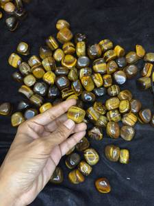 Piedras de Ojo de Tigre Naturales Pulimentadas, Cristales de Piedras Preciosas Marrón Dorado para Meditación, Colección, Proveedor Mayorista - Product Image 2